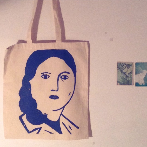 Screen printed tote bag (2015)